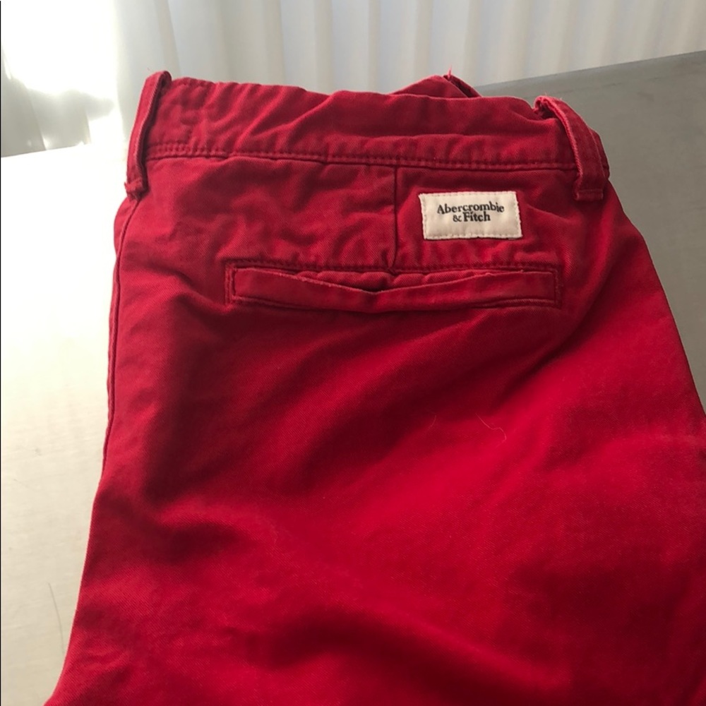 Red A&F pant